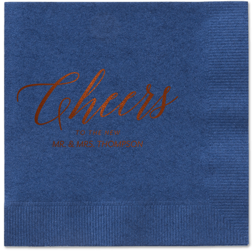 Hearty Clink Napkins, Brown, Navy, Mocha