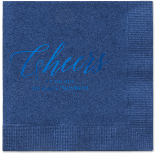 Hearty Clink Napkins, Blue, Navy