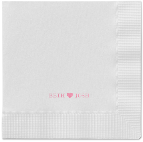 Pink Wedding Napkins