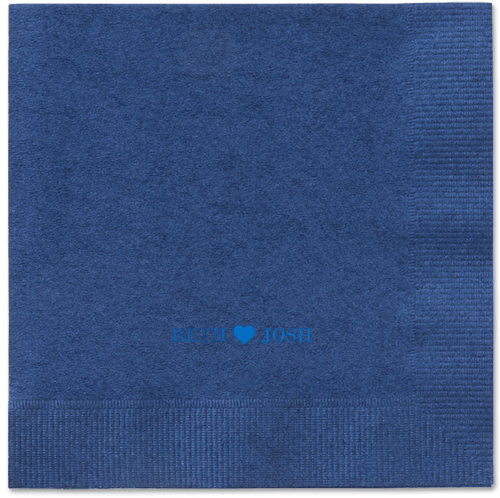 Inseparable Love Napkins, Blue, Navy, Royal