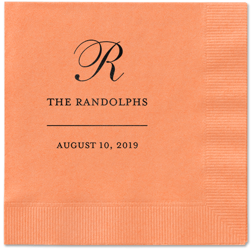 Metallic Wedding Napkins