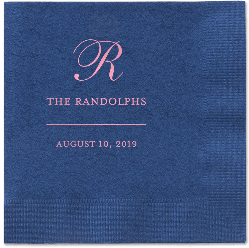 Personalized Rehearsal Dinner Napkins