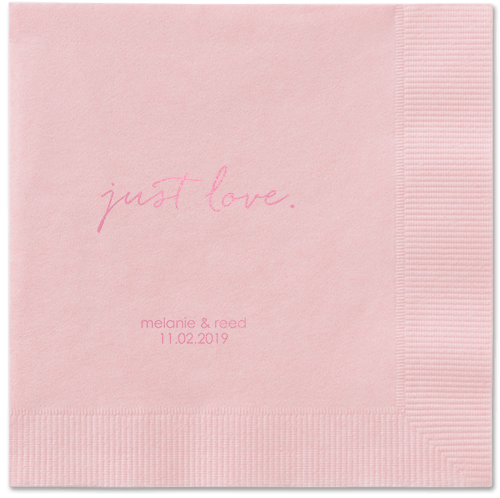 Romantic Delight Napkins, Pink, Blush, Blush