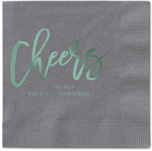 Spirited Toast Napkins, Green, Pewter, Sage