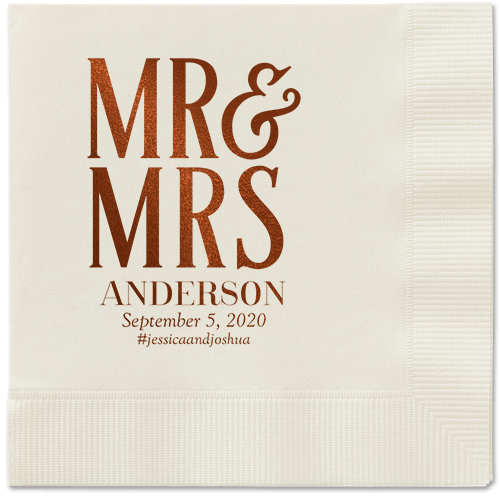 Rustic Wedding Napkins