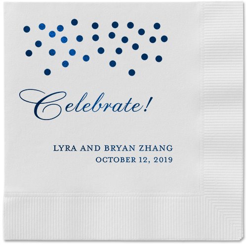 Diamond Sky Napkins, Blue, White, Midnight