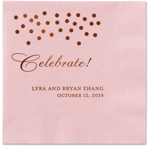Diamond Sky Napkins, Brown, Blush, Mocha