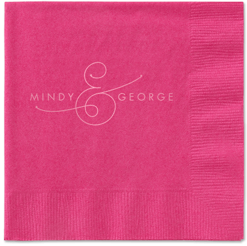 Gorgeous Couple Napkins, Pink, Magenta