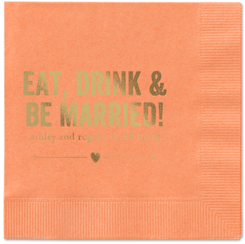 Metallic Wedding Napkins