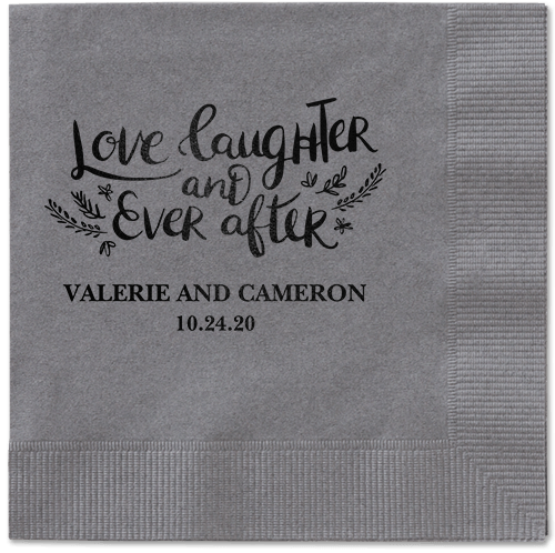 Black Table Napkins