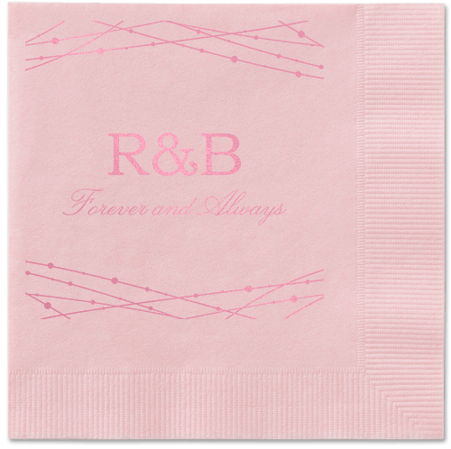 Glowing Bright Napkins, Pink, Blush, Blush