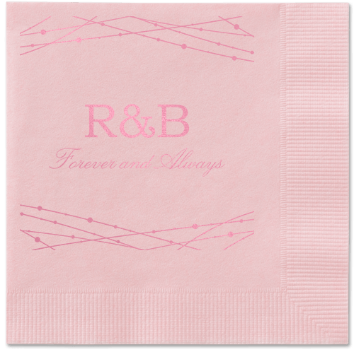 Glowing Bright Napkins, Pink, Blush