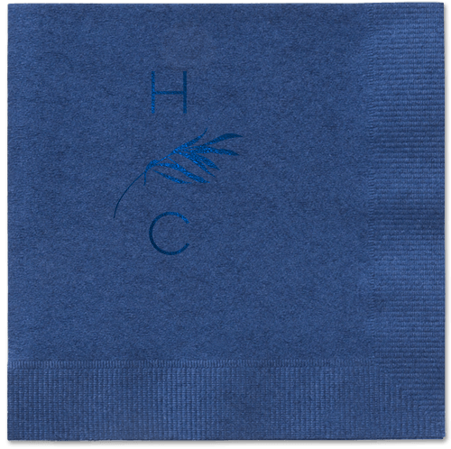 Tropical Herald Napkin, Blue, Navy, Midnight
