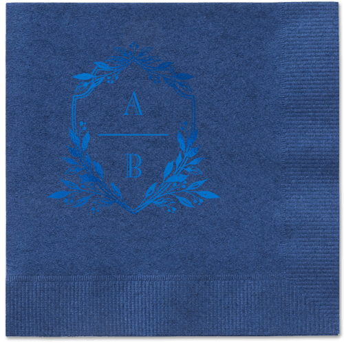 Classic Herald Napkin, Blue, Navy, Royal