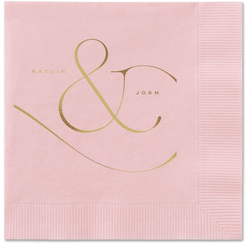 Elegant Embellishment Napkin, Yellow, Blush