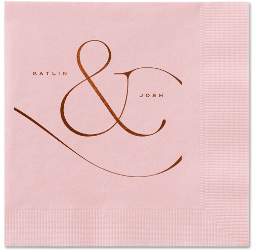 Elegant Embellishment Napkin, Brown, Blush, Mocha