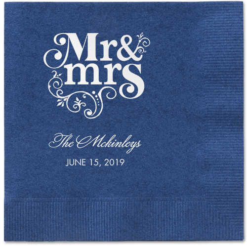 Personalized Rehearsal Dinner Napkins
