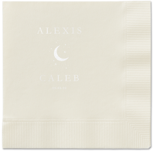 Celestial Union Napkin, White, Ecru, white