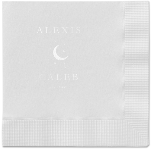 Celestial Union Napkin, White, White, white