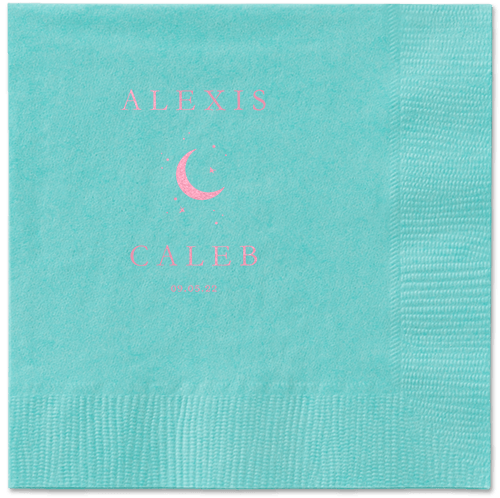Celestial Union Napkin, Pink, Aqua, blush