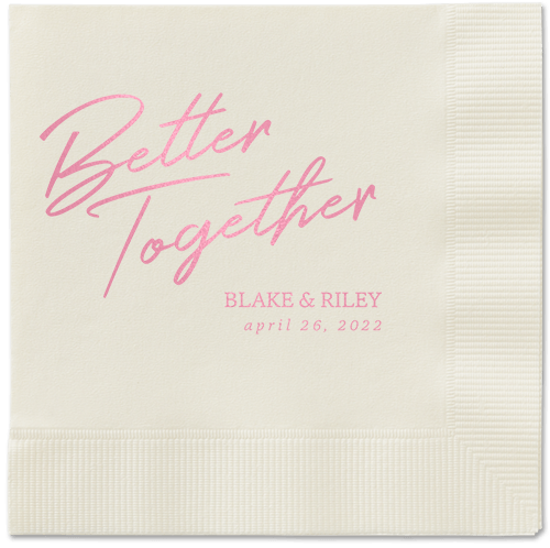 Pink Wedding Napkins