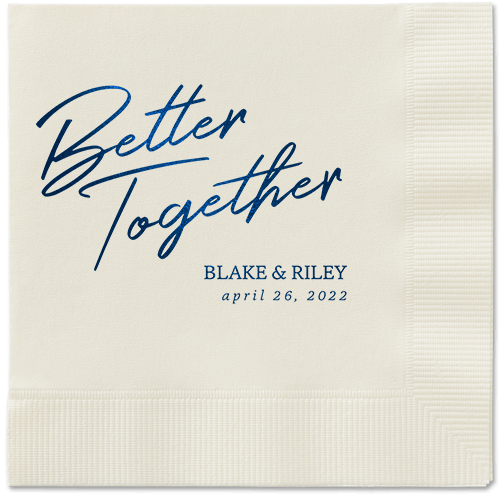 Blue Napkins