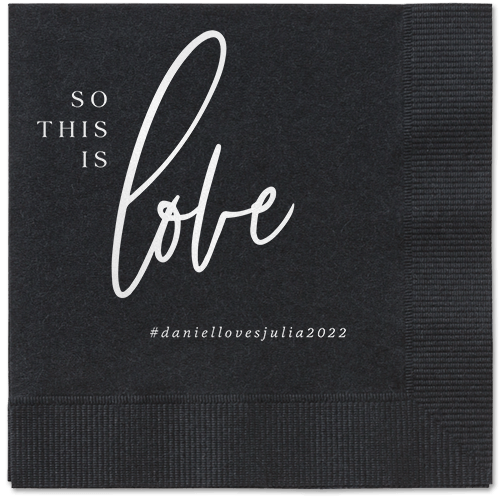 So This Is Love Napkin | Shutterfly