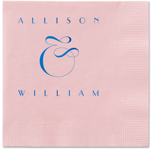 Nouveau Connection Napkin, Blue, Blush