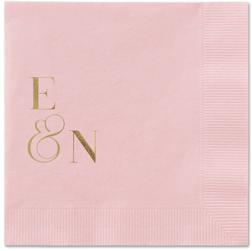 Arched Rehearsal Napkin, Yellow, Blush