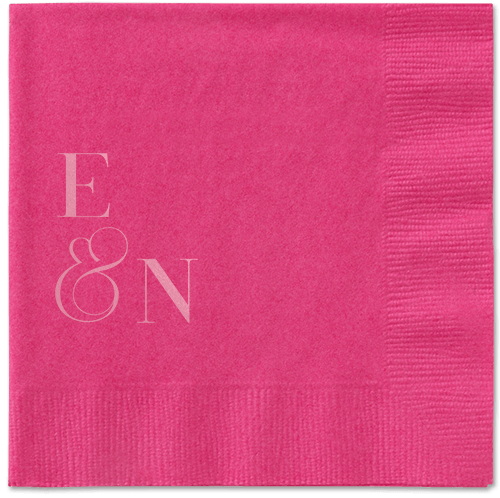 Arched Rehearsal Napkin, Pink, Magenta