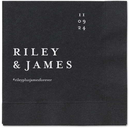 Weathered Wash Napkin, White, Black, white