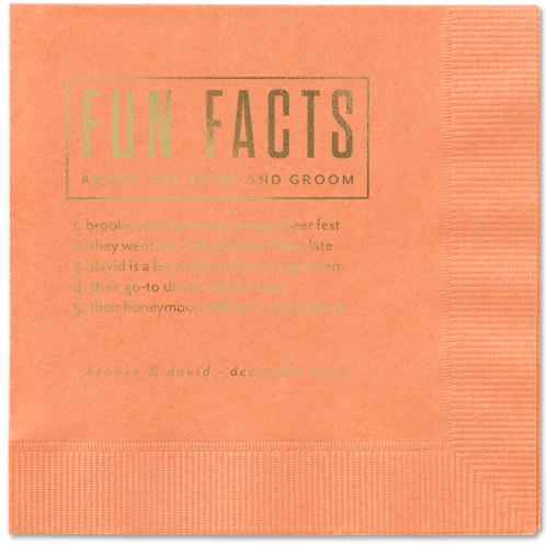 Cherished Chapters Napkins, Yellow, Coral, Gold