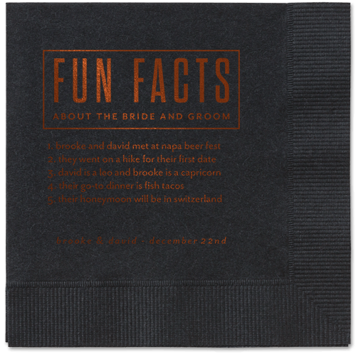 Cherished Chapters Napkins, Brown, Black