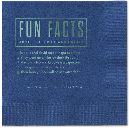 Cherished Chapters Napkins, Green, Navy, Sage