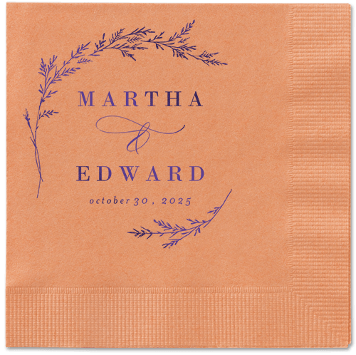 Spectacular Spruce Napkin, Purple, Coral, purple