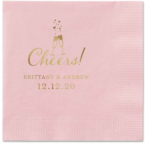 Cherished Cheer Napkins, Yellow, Blush