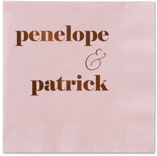 Winsome Wanderlust Napkin, Brown, Blush, mocha