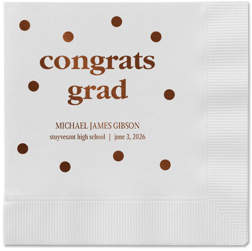 Official Headlines Napkin, Blue, White, royal