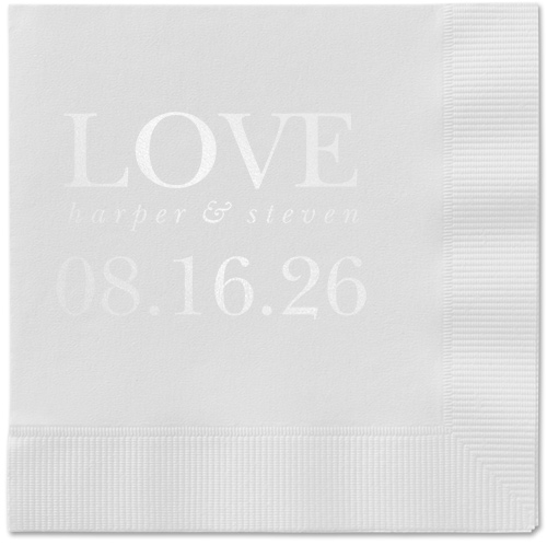 Official Headlines Napkin, White, White, white