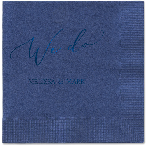 Snapshot Serenity Napkin, Blue, Navy, midnight