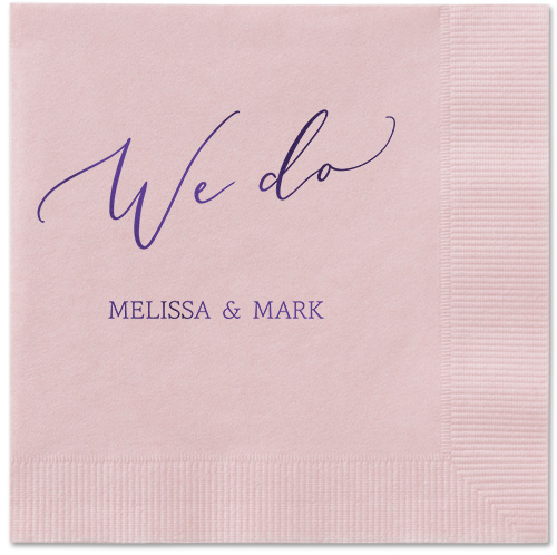 Snapshot Serenity Napkin, Purple, Blush