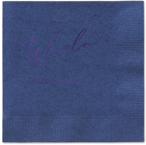 Snapshot Serenity Napkin, Purple, Navy, purple