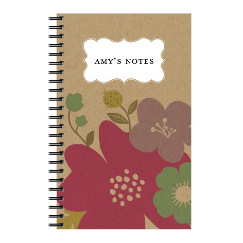 Craft Floral Notebook Spiral Notebooks Shutterfly