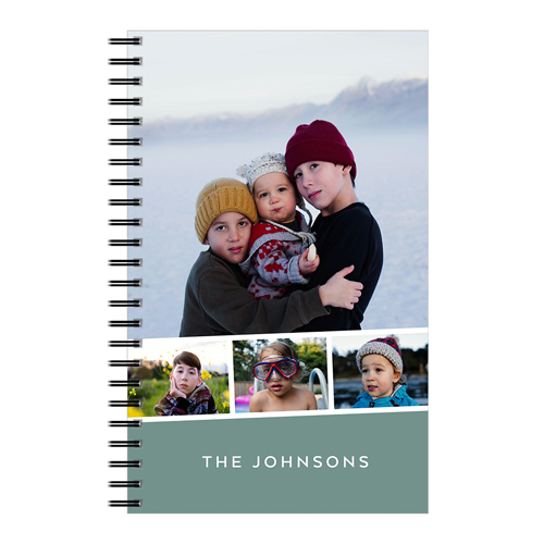 Filmstrip Banner 5x8 Notebook, 5x8, Blue, lake