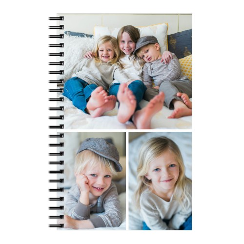 Gallery of Three 5x8 Notebook, 5x8, Multicolor