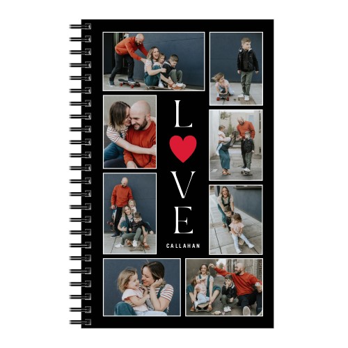 Framed By Love 5x8 Notebook, 5x8, Black