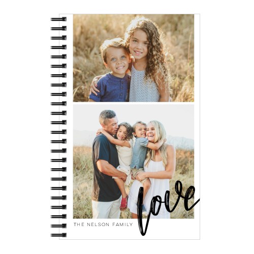 Love Gallery of Two 5x8 Notebook, 5x8, Black
