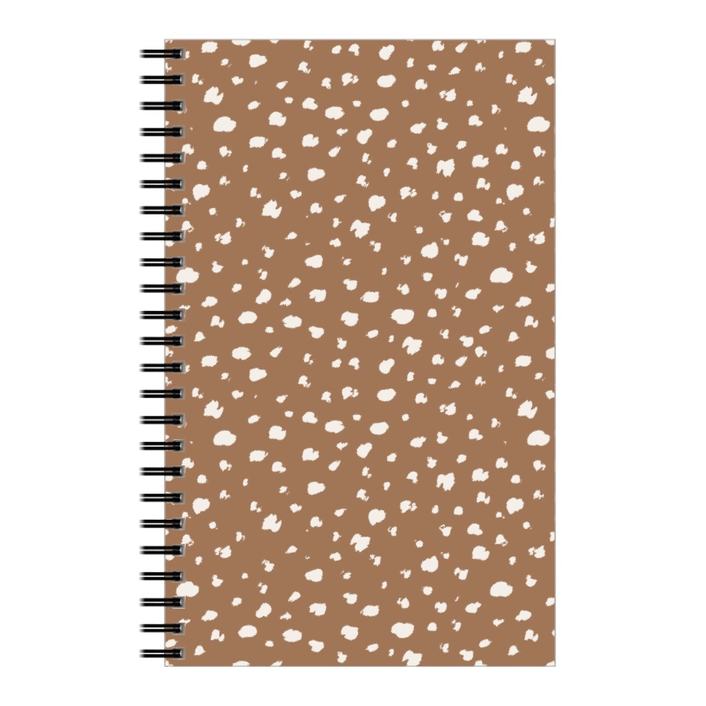 Fawn Spots - Dark Notebook, 5x8, Brown