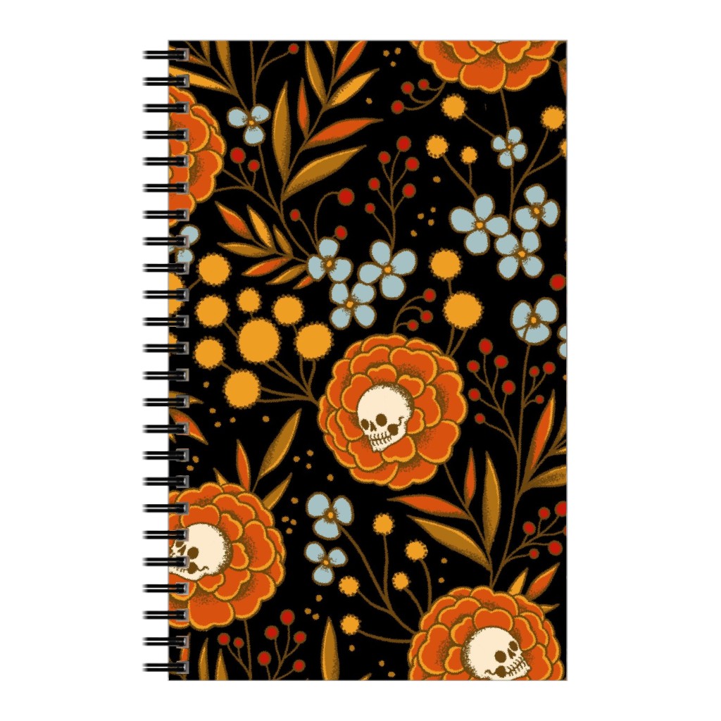 Halloween Floral - Multi Notebook, 5x8, Multicolor