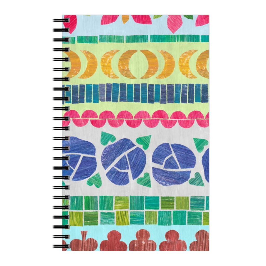 Abstract Wildflowers & Shapes - Multi Notebook, 5x8, Multicolor